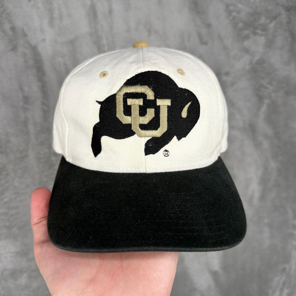 Vtg 90s Colorado University Buffaloes Starter Snapback Buffs Embroidered Logo